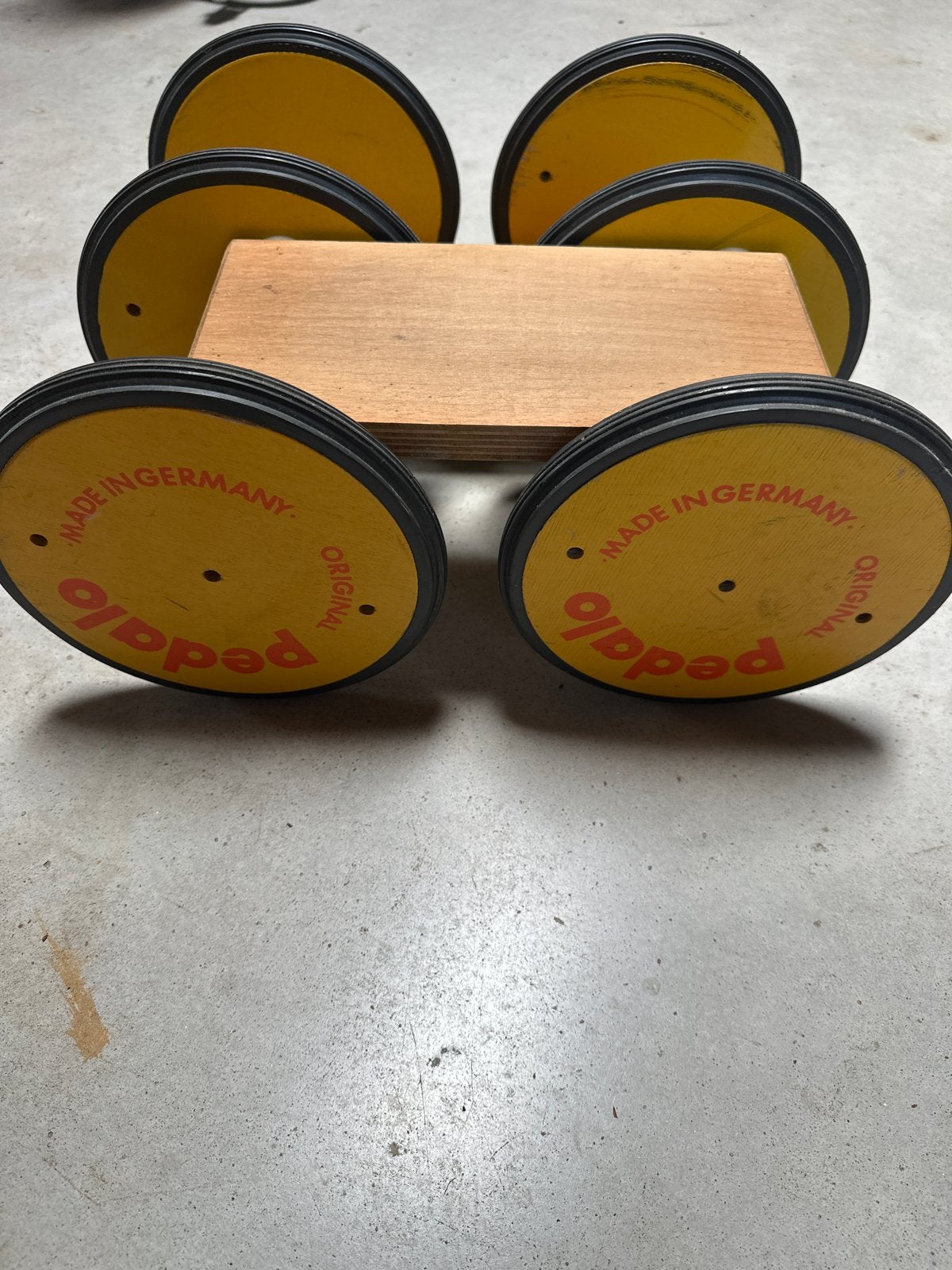 Pedalo classic dubbele balanstrainer - Made in Germany, Ophalen of Verzenden, Gebruikt, Rij- of Hobbelspeelgoed