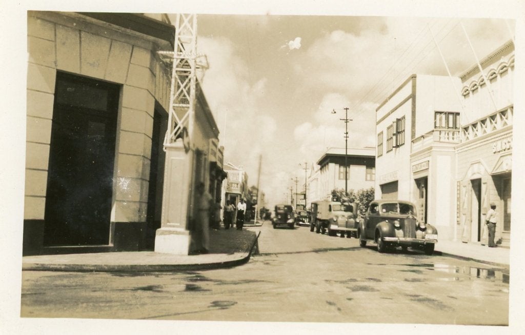 Aruba, Nassaustraat 1940s, Verzamelen, Verzenden, 1940 tot 1960, Ongelopen, Buiten Europa