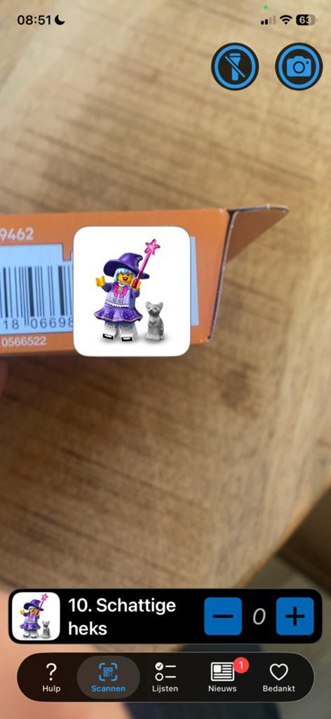 Lego Minifigure Serie 29 - Schattige Heks met Kat, Ophalen of Verzenden, Nieuw