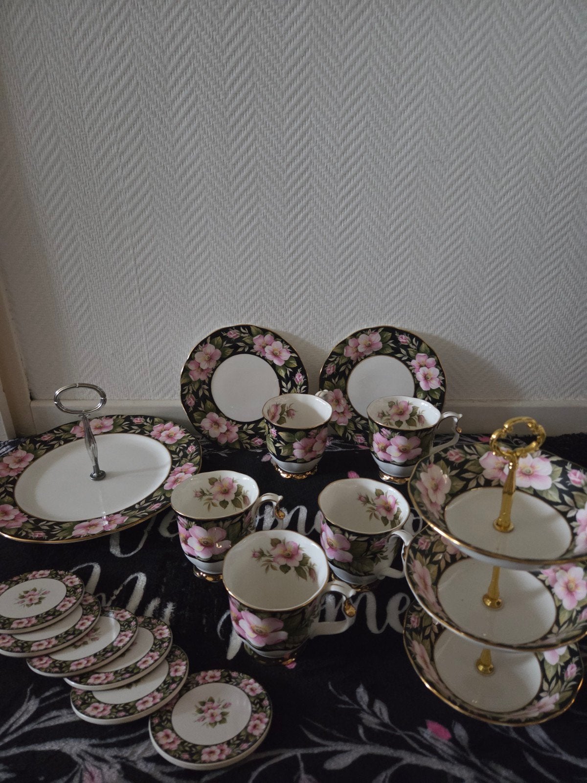 royal alberts albertha rose servies aparte stukken, Ophalen of Verzenden
