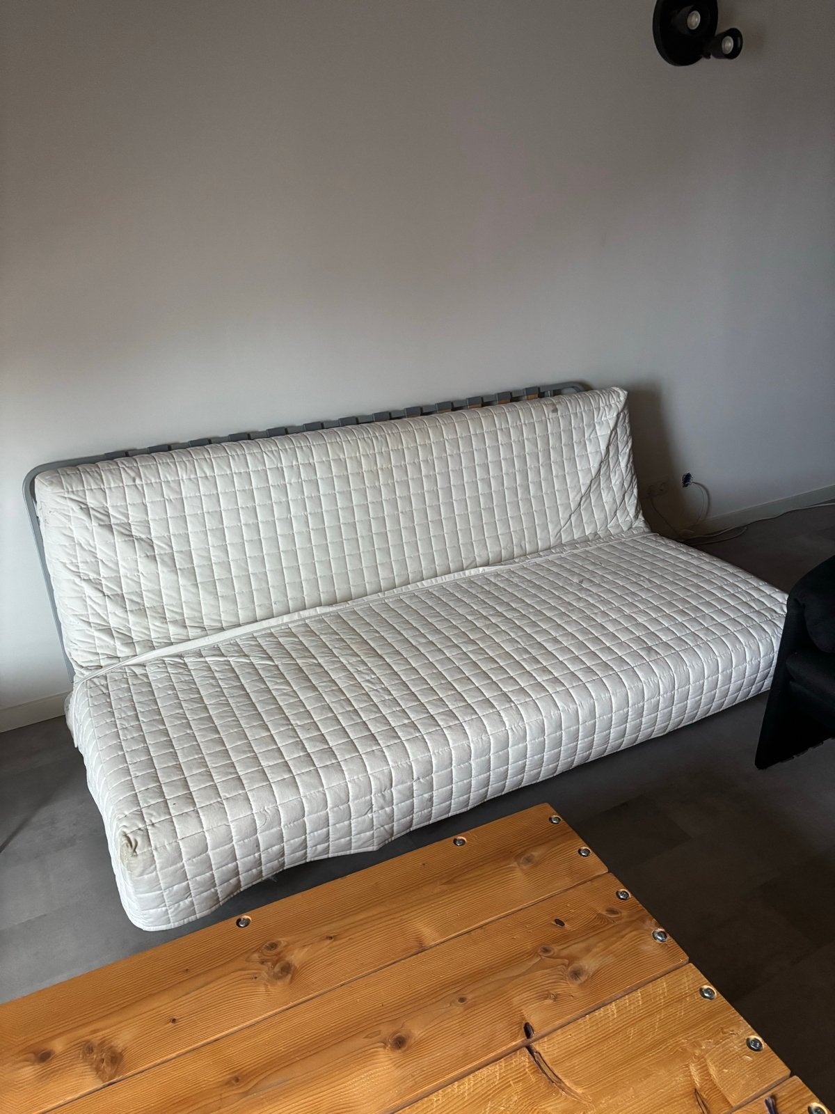 Ikea Beddinge slaapbank - Wit, Ophalen, Gebruikt, Wit, Tweepersoons