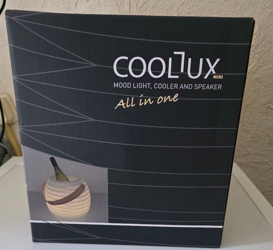 Coollux wijnkoeler speaker en lamp, Ophalen, Kunststof, Nieuw, Minder dan 5 flessen