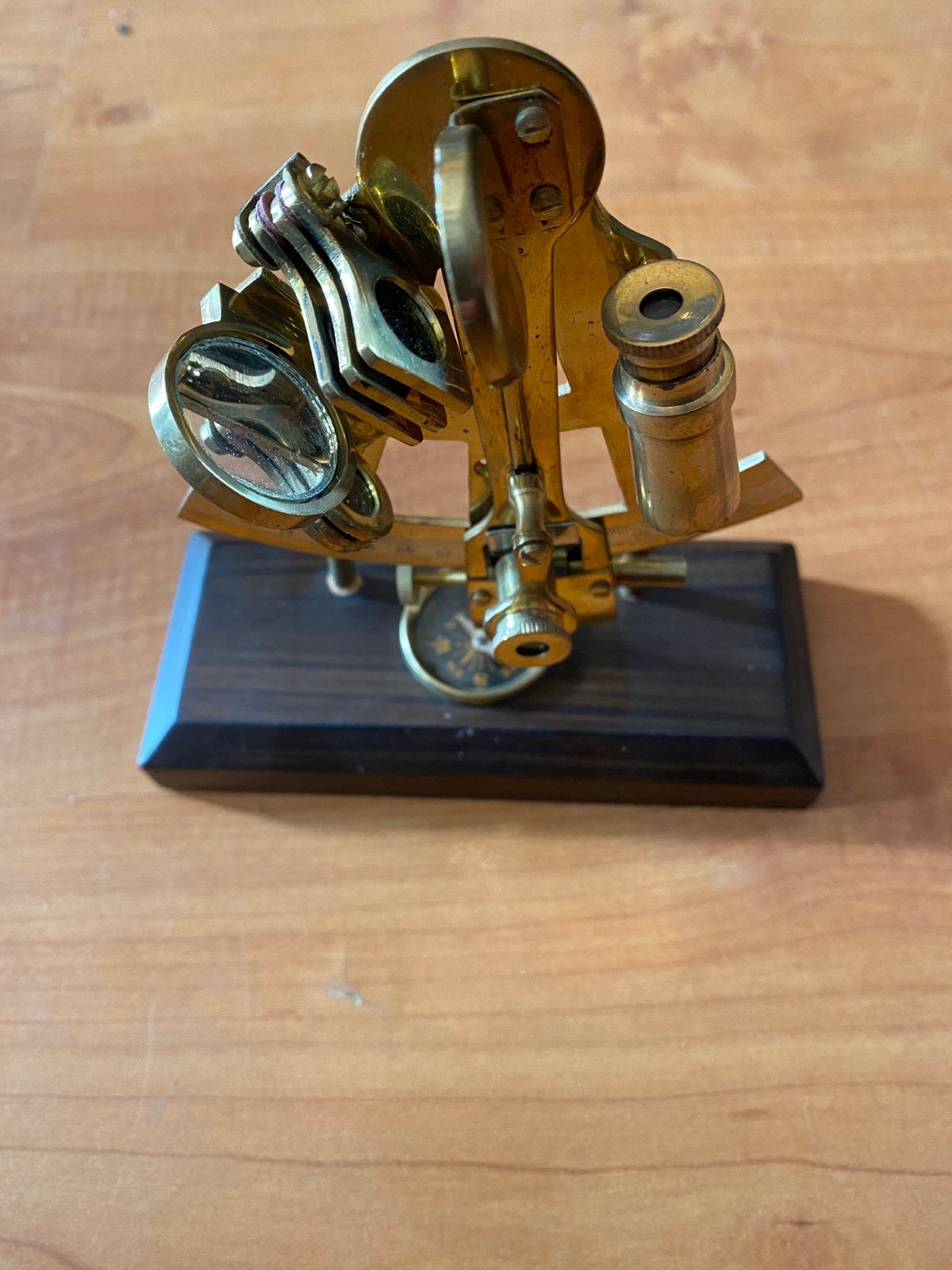 Sextant op houten voet met kompas, nieuw, Ophalen of Verzenden