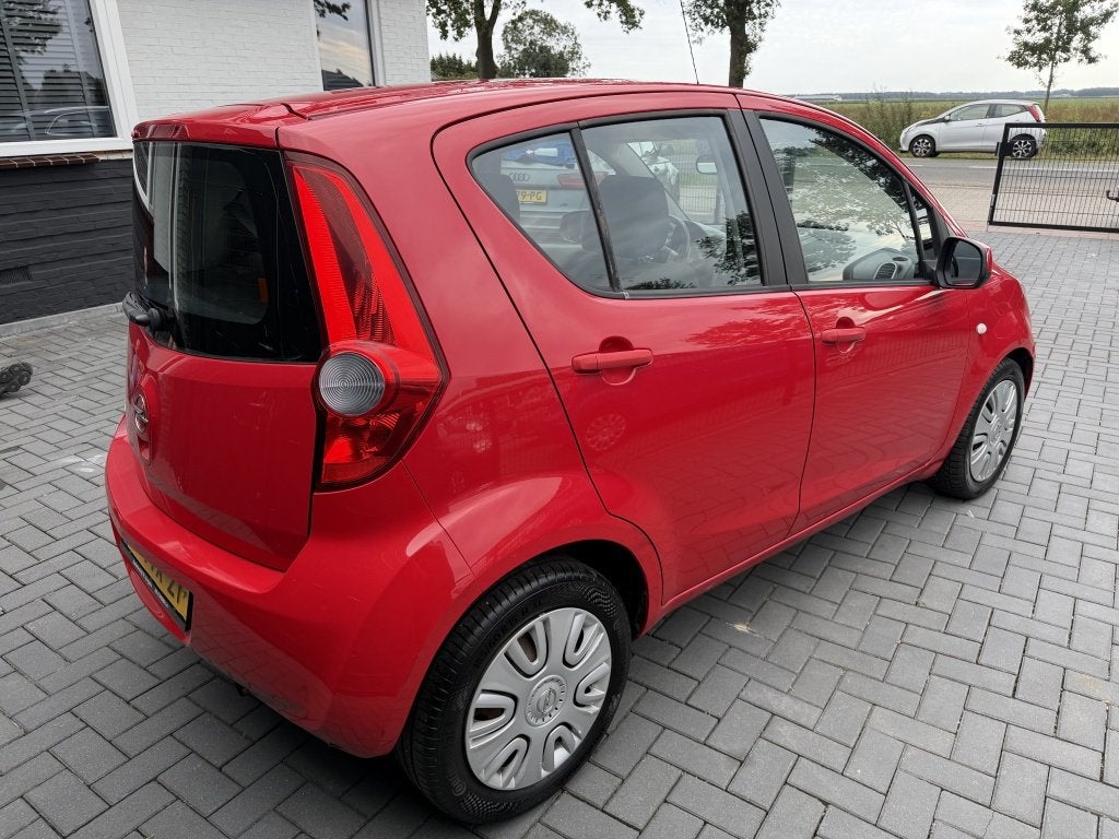 Opel Agila 1.2 Edition 2009| ROOD| AIRCO| ELEK PAKKET| HOGE, Auto's, Voorwielaandrijving, 4 cilinders, 965 kg, Handgeschakeld