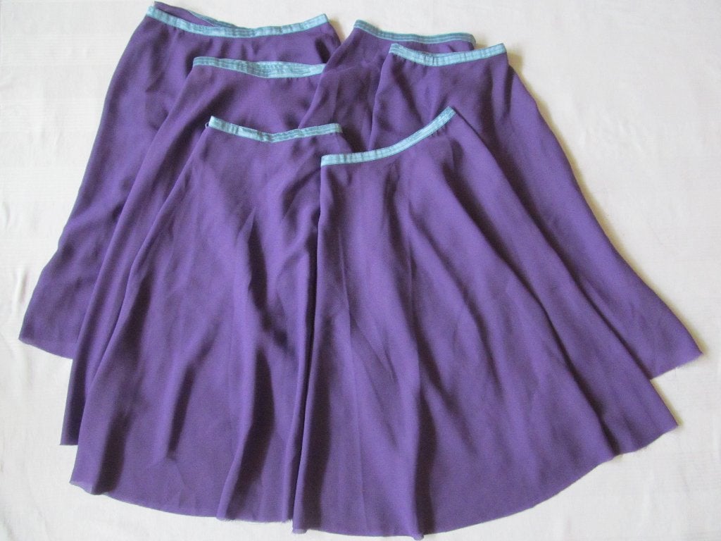 Ballet wikkelrok paars, 6 stuks, Ophalen of Verzenden, Zo goed als nieuw, Bovenkleding