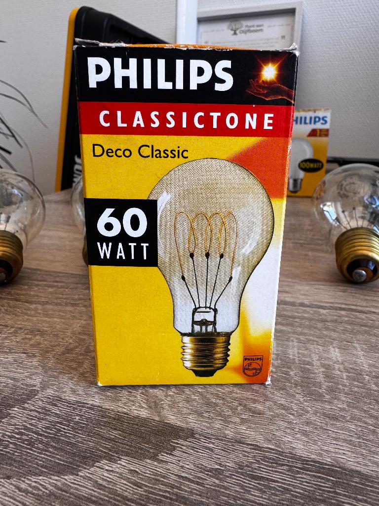 Philips Kooldraadlamp Deco Classic 60W E27, Ophalen of Verzenden, Zo goed als nieuw