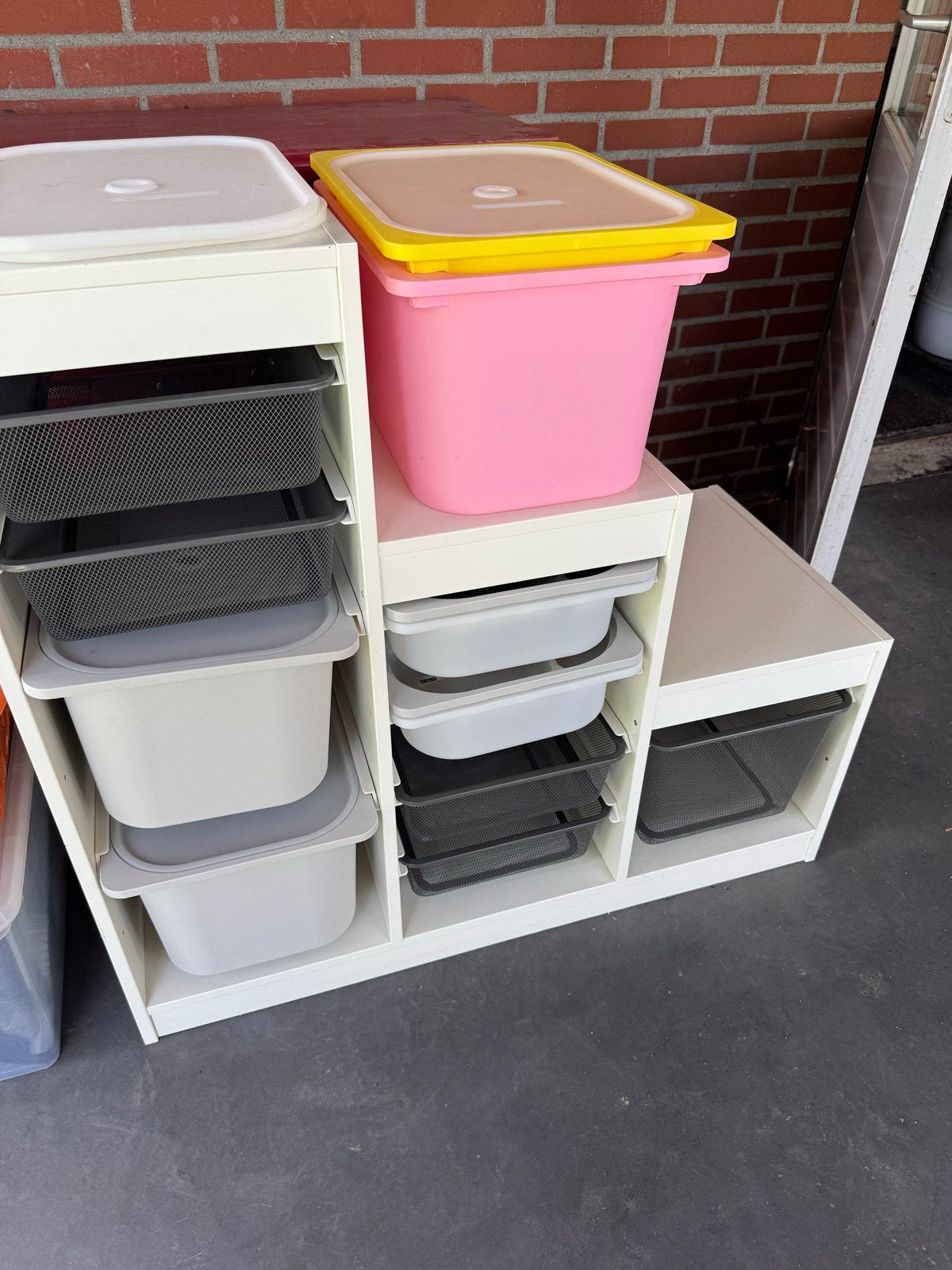 IKEA Trofast kast met diverse bakken en deksels, Gebruikt, Minder dan 50 cm, Ophalen, Minder dan 90 cm