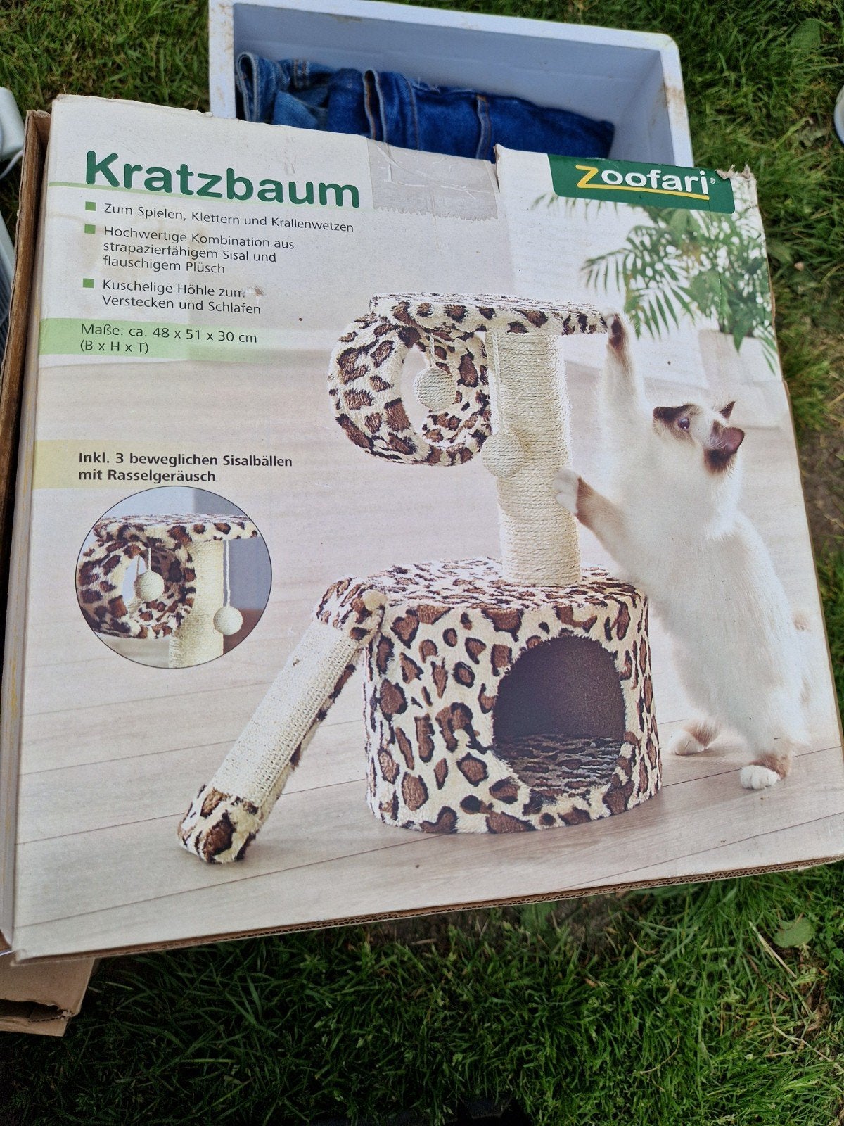 Kattenkrabpaal Zoofari, Ophalen of Verzenden, Nieuw