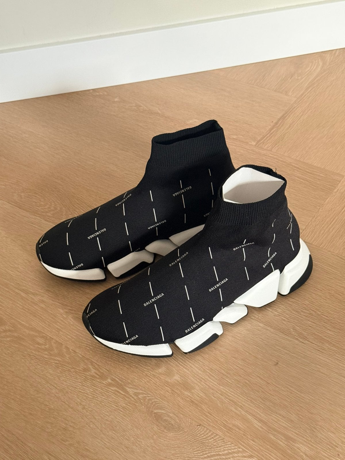 Balenciaga Speed 2.0 sneaker met iconische logoprint, Kleding | Heren, Schoenen, Zwart, Nieuw, Ophalen of Verzenden, Sneakers of Gympen