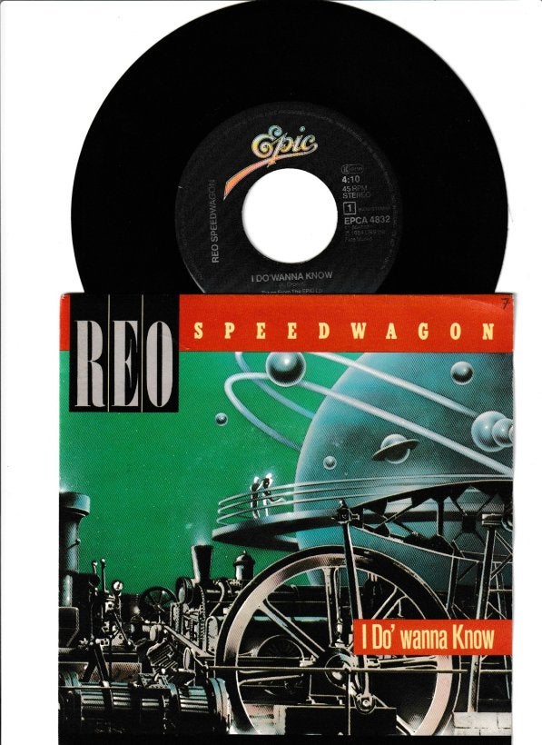 REO SPEEDWAGON - I DO' WANNA KNOW // ROCK'N ROLL STAR  [7''], 7 inch, Zo goed als nieuw, Rock en Metal, Overige typen