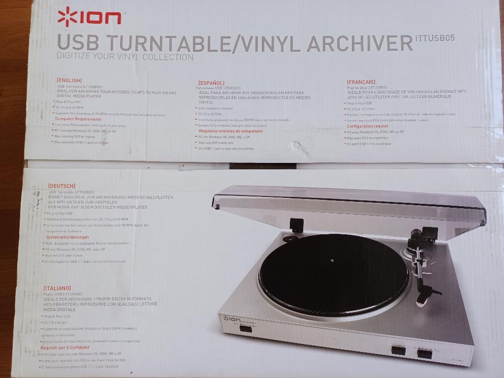 USB Turntable/Vinyl Archiver, Audio, Tv en Foto, Platenspelers, Ophalen, Nieuw, Platenspeler, Overige merken