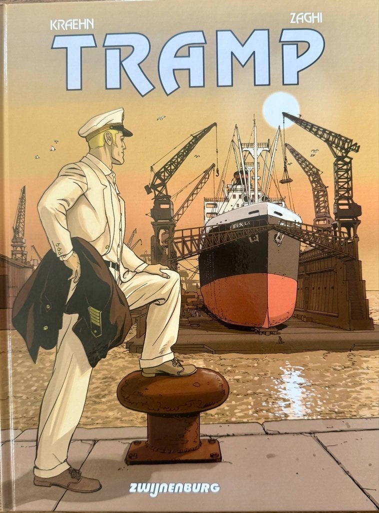 Tramp 12/13 hardcover Zwijnenburg editie nieuw met ex libris, Eén stripboek, Ophalen of Verzenden, Nieuw