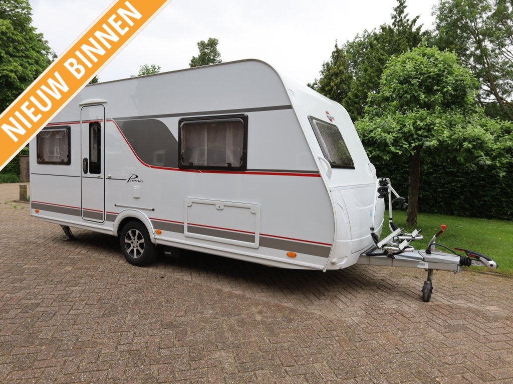 Bürstner Premio Limited 450 TS mover | voortent, Caravans en Kamperen, Rondzit, Bedrijf, Schokbreker, Tot en met 4