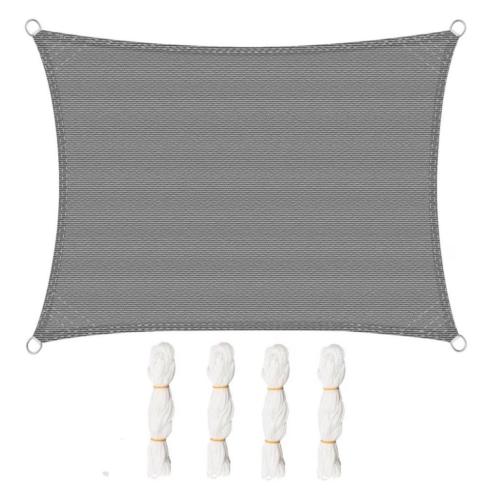 Nieuw schaduwdoek 2x 4 m grijs, Ophalen, Nieuw