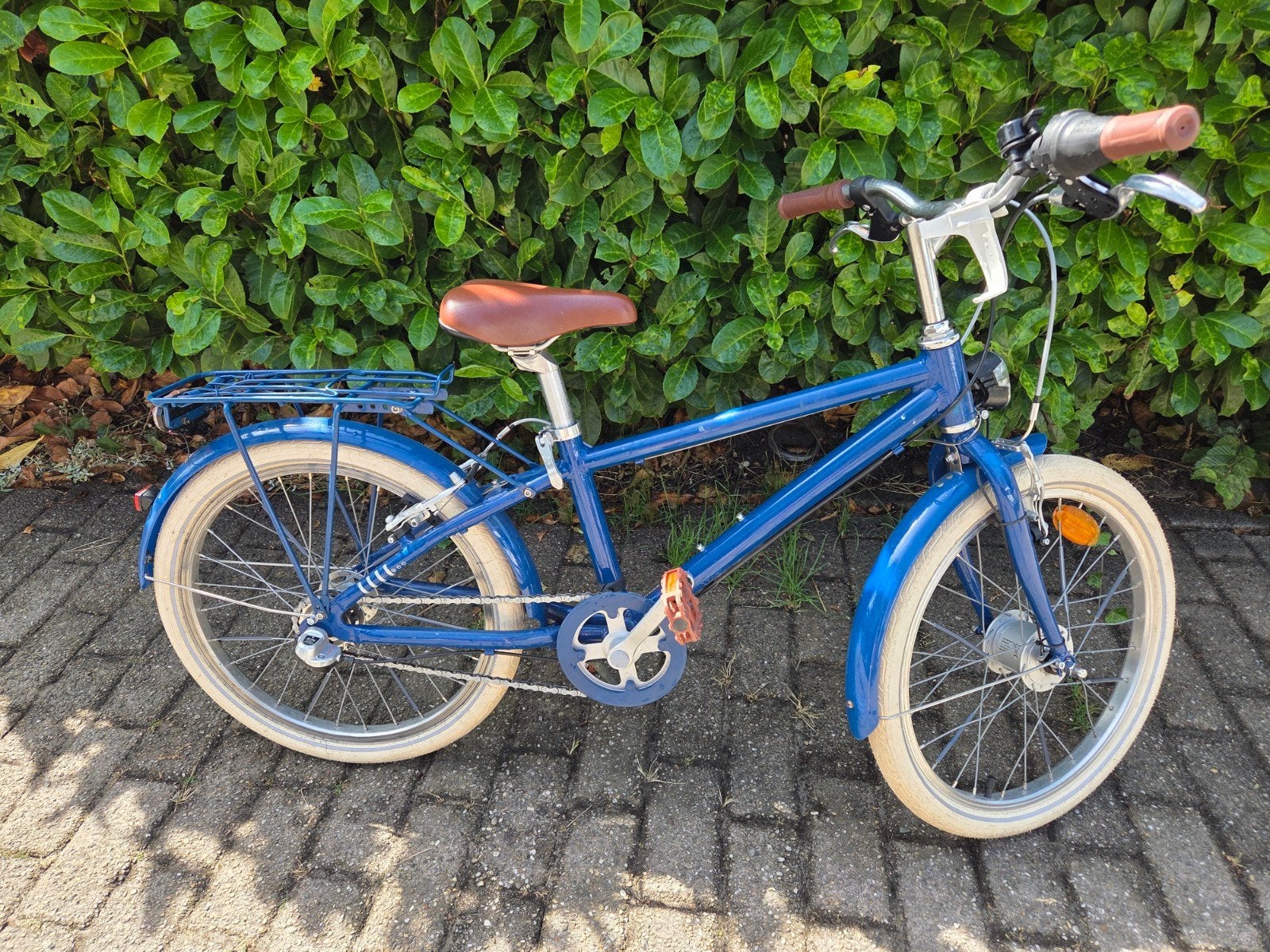 B'Twin Hoprider 900 kinder stadsfiets 6-9 jaar, Ophalen, Velgrem, B'Twin, 16 tot 20 inch