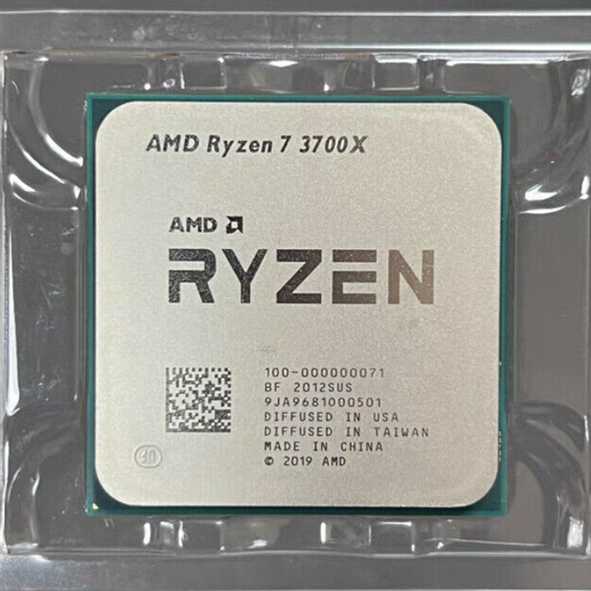 Gaming CPU Ryzen 7 3700x, Computers en Software, Processors, Ophalen of Verzenden, Zo goed als nieuw, 3 tot 4 Ghz
