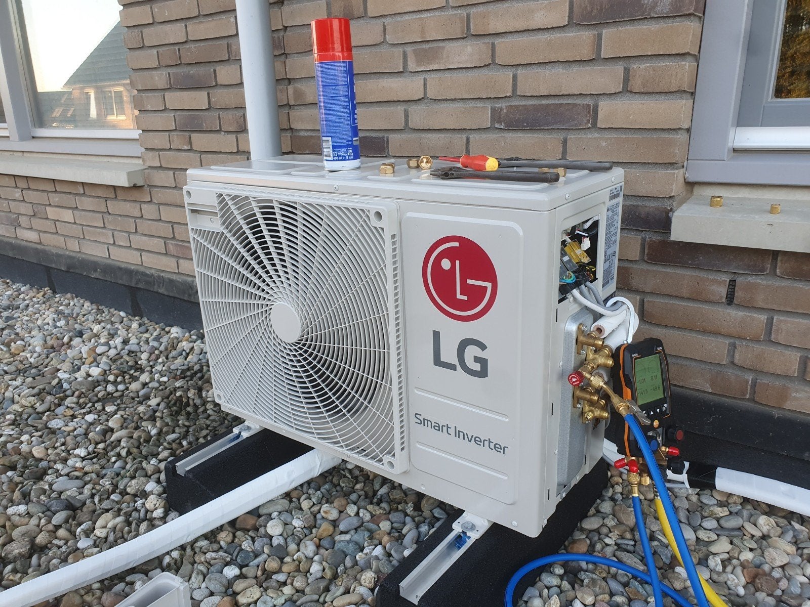 Aircomonteur Installatie Onderhoud Reparatie Bijvullen R32, Ophalen, 3 snelheden of meer, Energieklasse A of zuiniger, Gebruikt