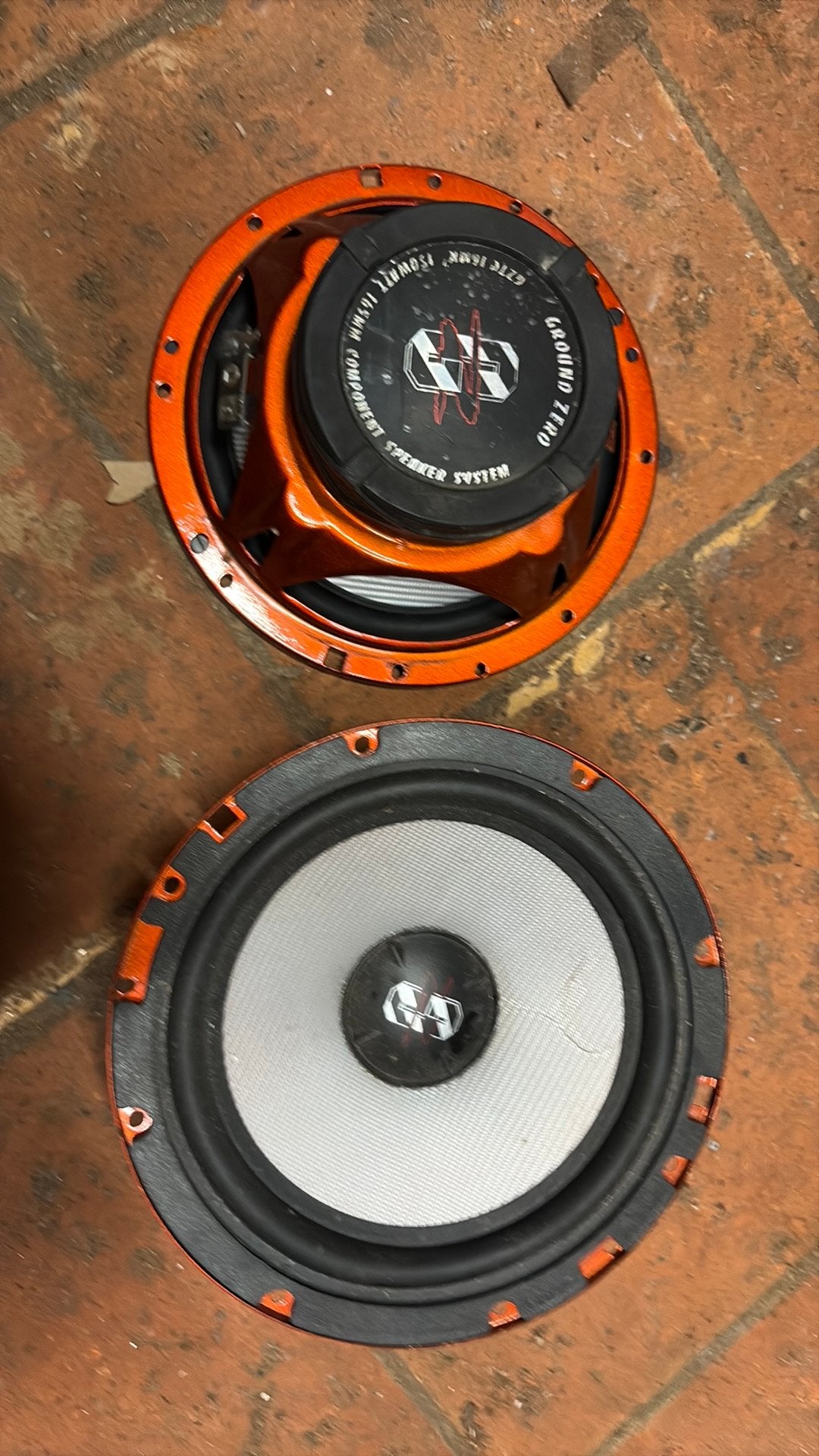 Ground Zero Competition speakers -2 stuks gebruikt 165mm, Ophalen of Verzenden, Gebruikt