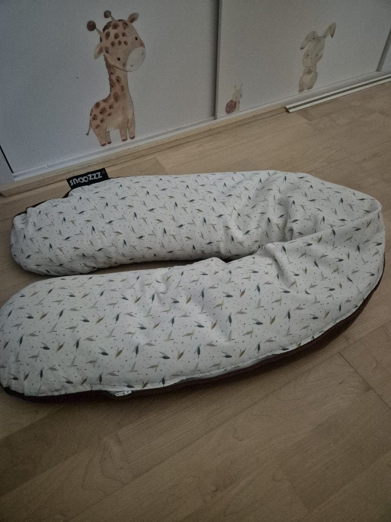 Snoozzz multifunctioneel voedingskussen + extra hoes, Ophalen, Zo goed als nieuw, Voedingskussen