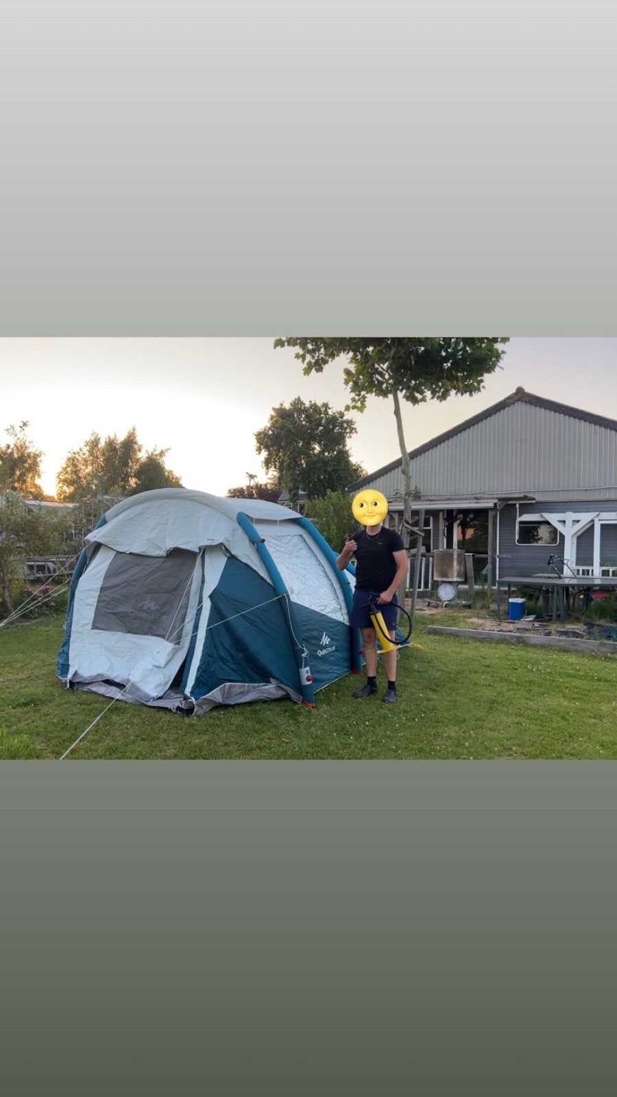 Quechua Air Seconds 4.1 Fresh & Black Tent, Ophalen of Verzenden, Zo goed als nieuw, Tot en met 4