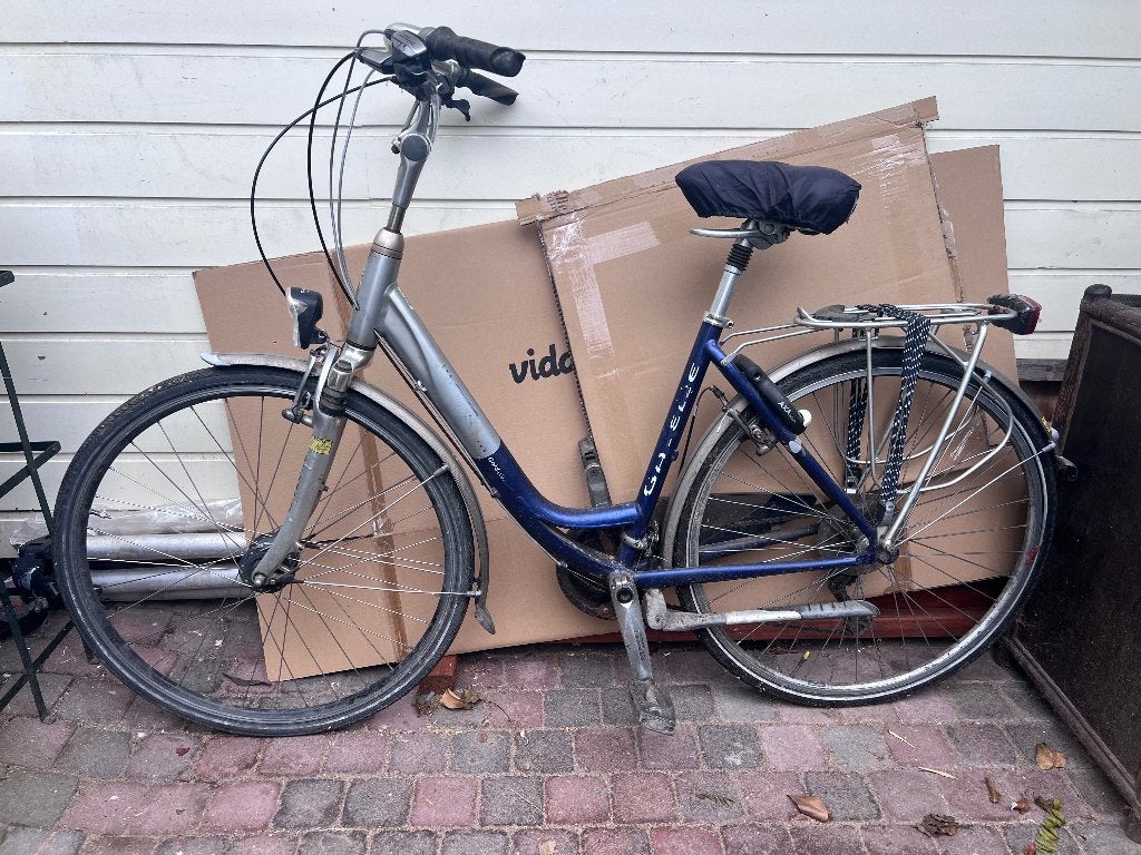 Gazelle fiets gold line Lausanne, Ophalen, Versnellingen, Schijfrem, Gazelle