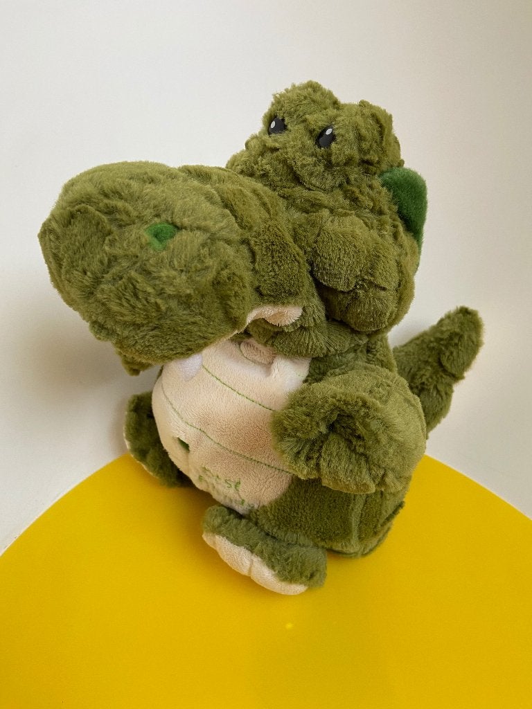 K2208 nicotoy best friends handpop krokodil groen, Ophalen of Verzenden, Zo goed als nieuw, Overige typen