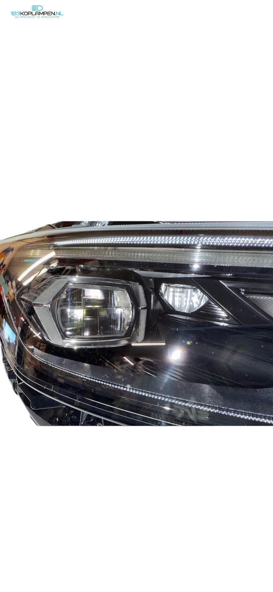 Volkswagen Golf 8 Facelift R Full LED IQ.Light Black Koplamp, Gebruikt, -, Volkswagen, Ophalen of Verzenden