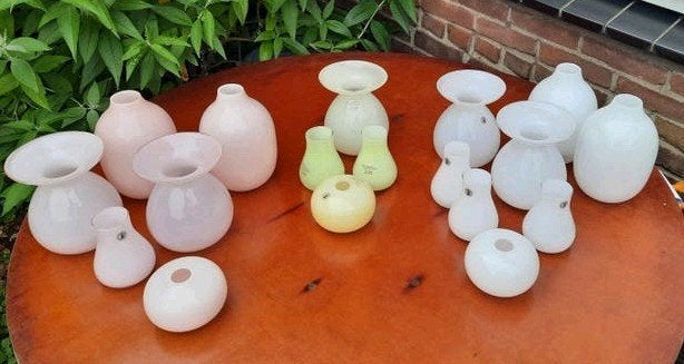 ikea vazen 3 kleuren, lees de beschrijving, Ophalen of Verzenden, Zo goed als nieuw, Meerkleurig, Glas