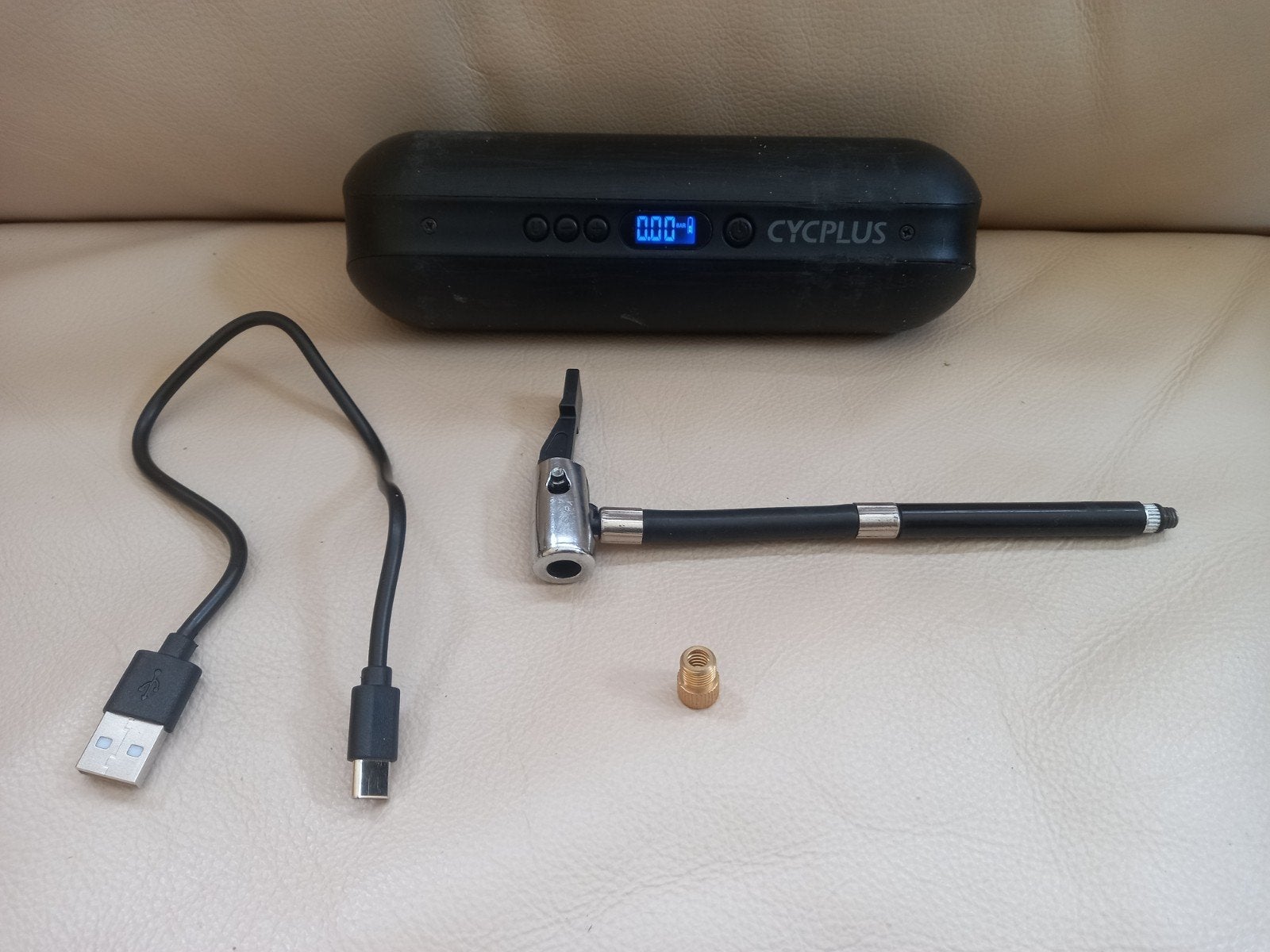 Cycplus electrische fietspomp met opbergbidon, Ophalen of Verzenden