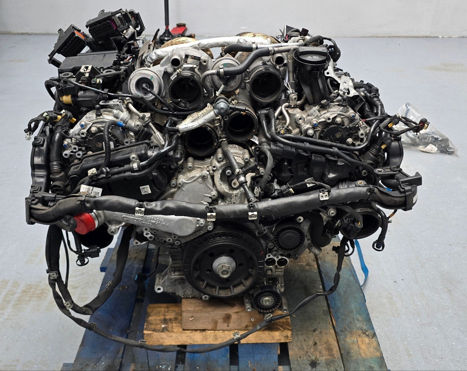 Mercedes AMG GT63 S M177 Motor 2020 - Draait en start, Ophalen, Gebruikt, Mercedes-Benz