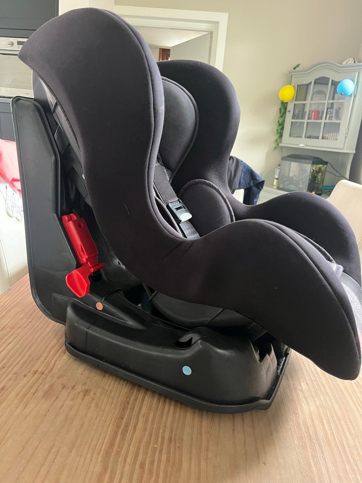 Nania Cosmo autostoel 0-18 kg - Zwart/Roze, Kinderen en Baby's, 0 t/m 18 kg, Zijbescherming, Ophalen, Overige merken