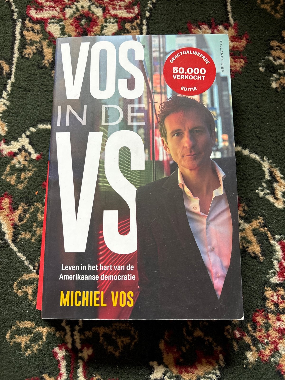 Vos in de VS - Michiel Vos (Geactualiseerde Editie), Ophalen of Verzenden, Zo goed als nieuw, Nederland