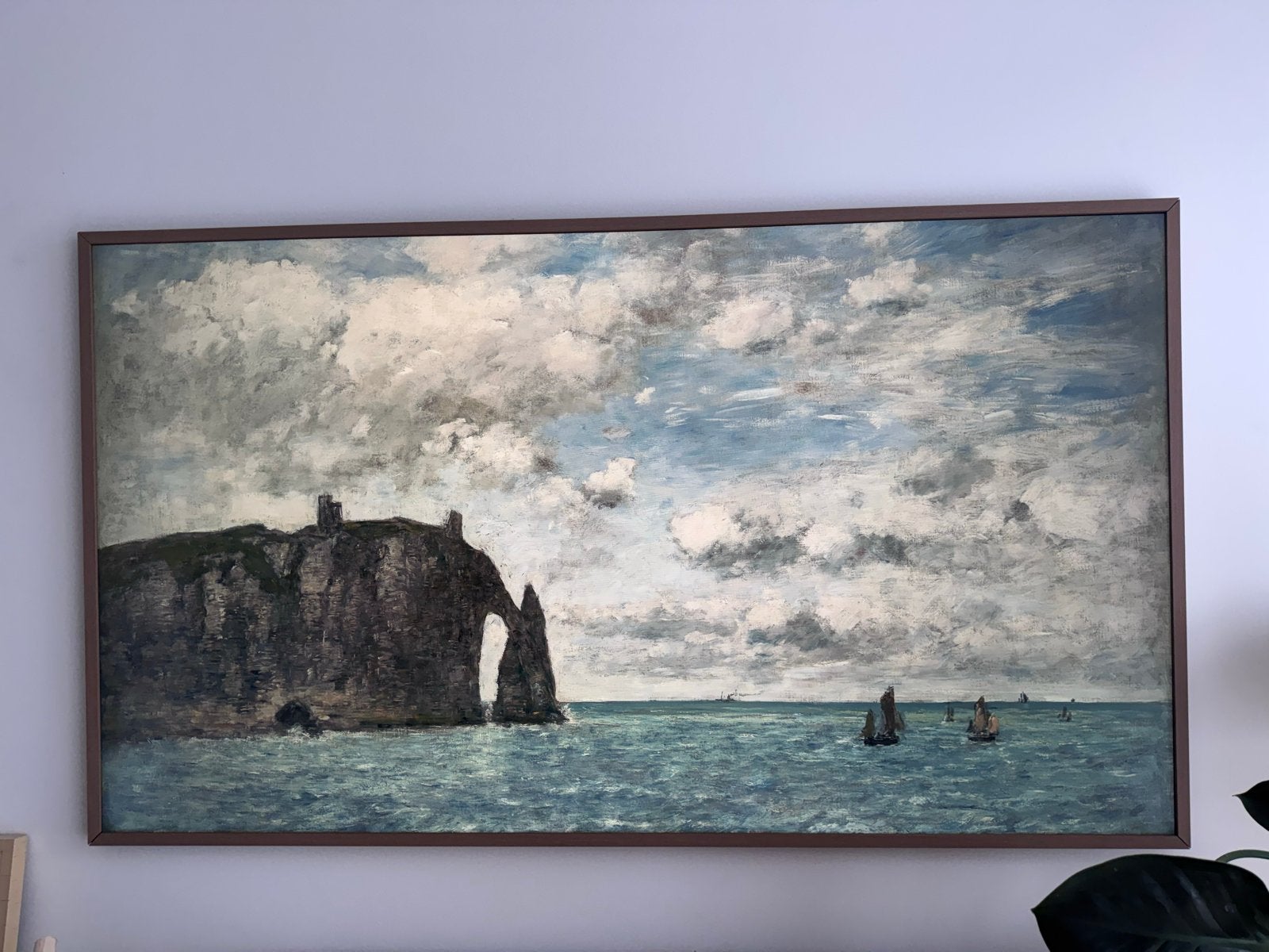 Lijst voor Samsung The Frame TV 64 inch - Bruin Hout, Ophalen, Hout, Nieuw, Modern