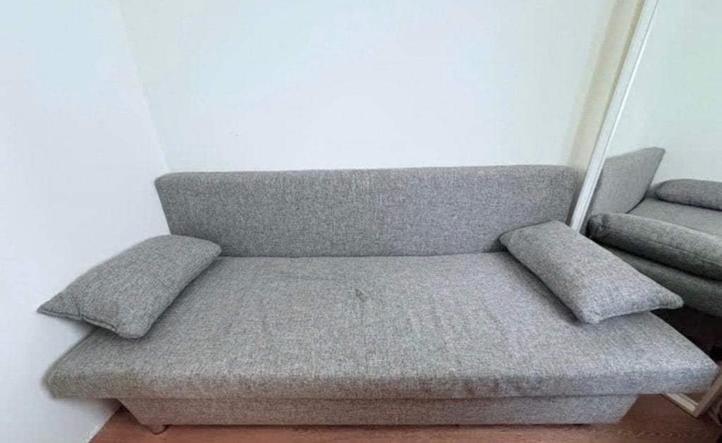 Slaapbank IKEA gratis, Ophalen, Gebruikt, Tweepersoons, 140 cm