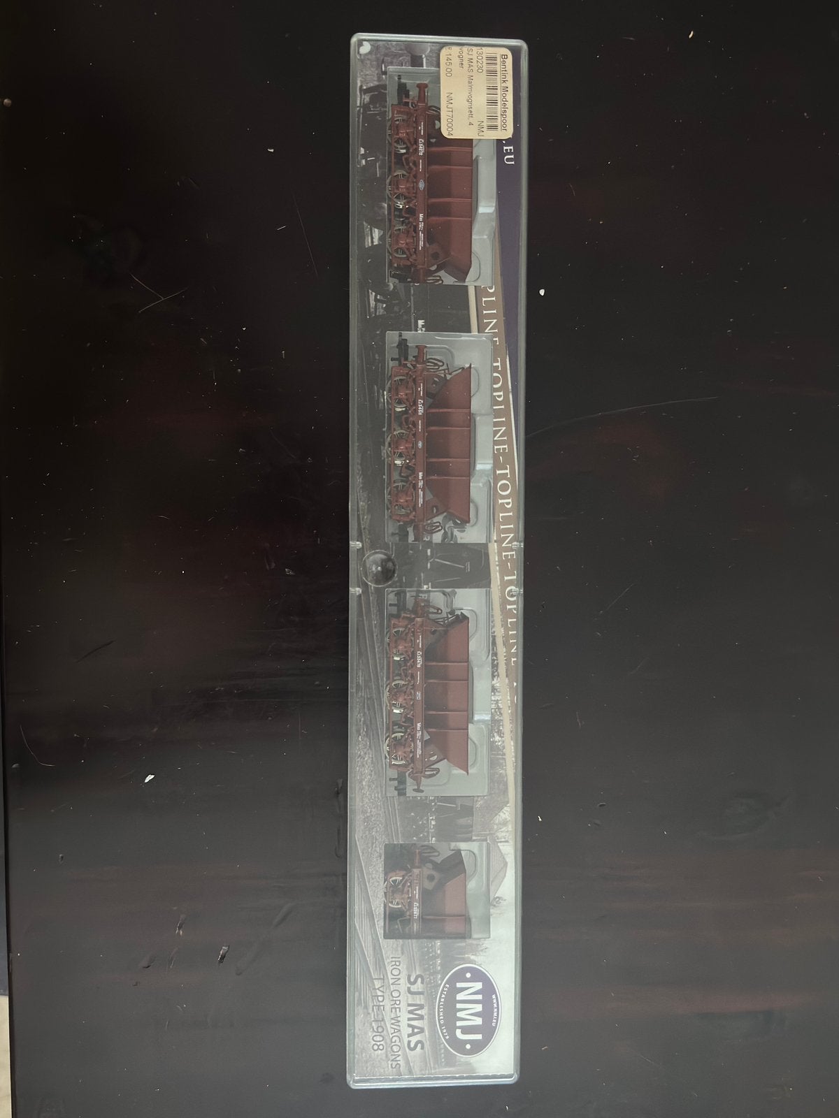 NMJ SJ Mas Malmvognsett 4 vogner zweedse wagons | 1/87 h0, Hobby en Vrije tijd, Overige merken, Gelijkstroom, Wagon, Ophalen of Verzenden