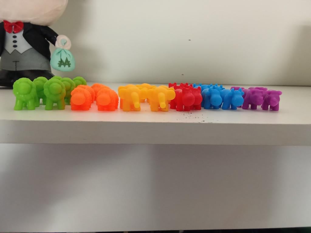 Silicone en plastic dieren en soldaatjes, Verzamelen, Poppetjes en Figuurtjes, Ophalen of Verzenden, Gebruikt