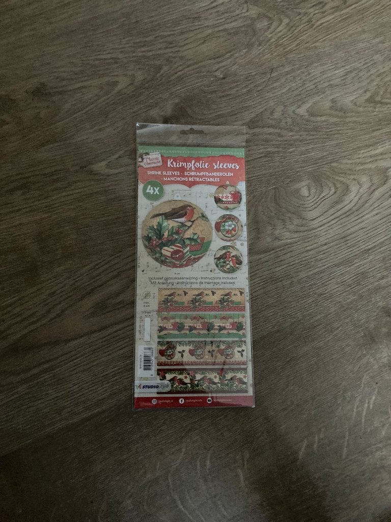 Krimpfolie sleevers kerst, Ophalen of Verzenden, Nieuw, Kerstmis, Knutselwerk