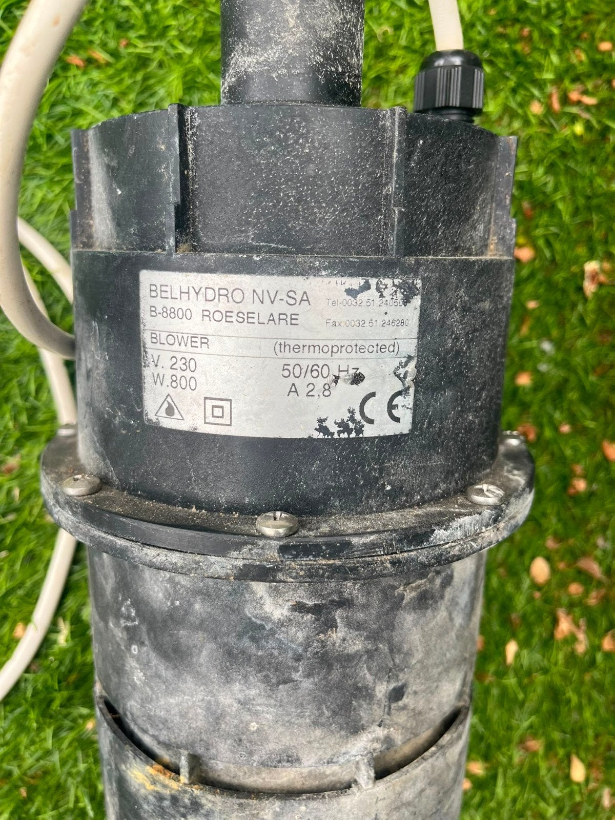 Belhydro NV-SA Blower - 800W Dompelpomp, Ophalen