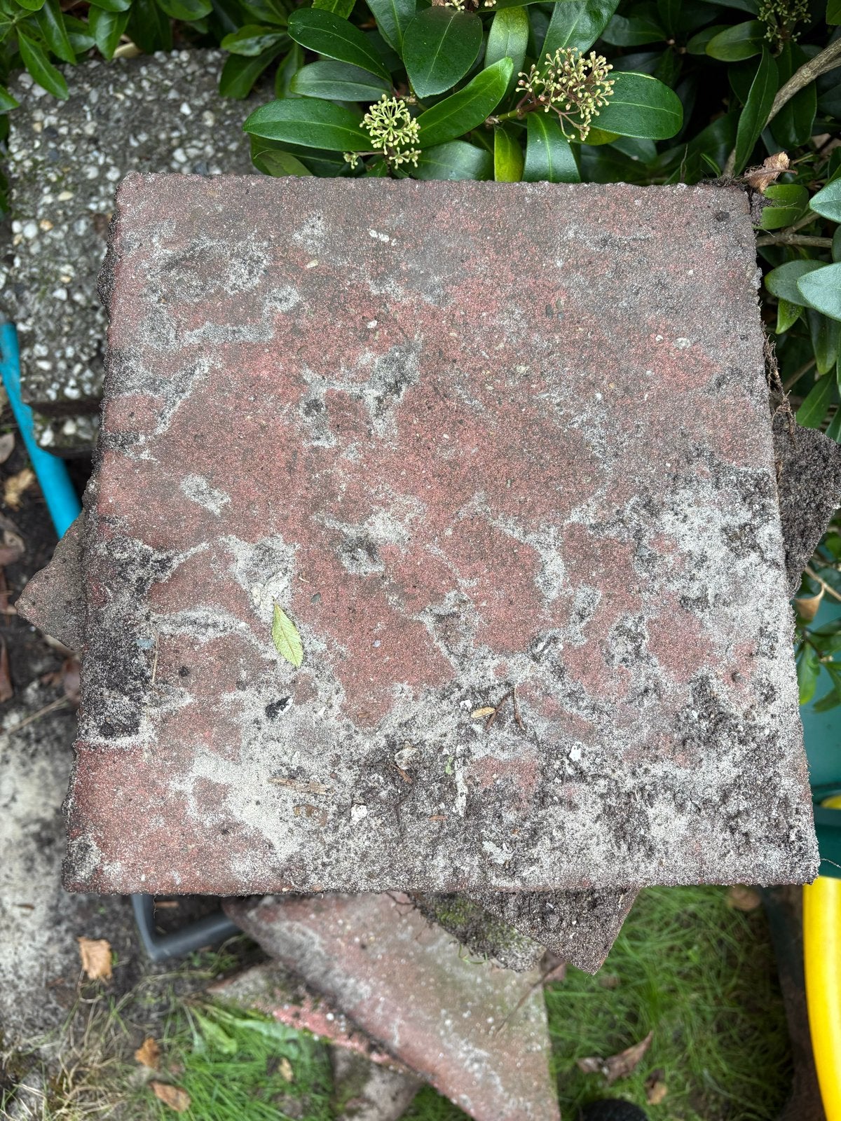 Rode en grind tegels 30x30cm, Tuin en Terras, Ophalen, Gebruikt, 5 tot 10 m², Beton