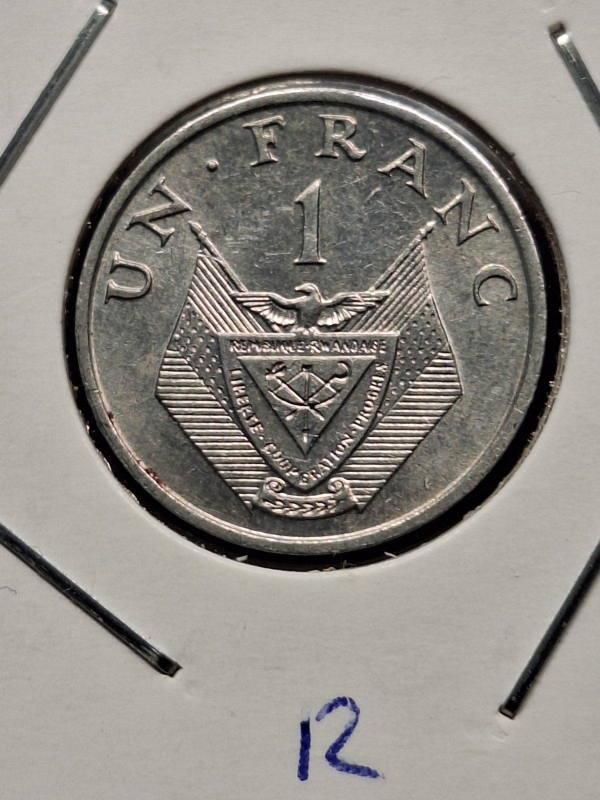 Rwanda franc 1974, Ophalen of Verzenden, Overige landen