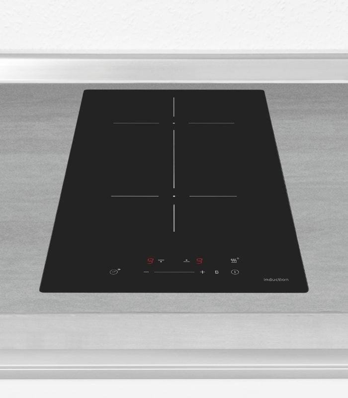 Nieuwe inbouw inductie kookplaat 2 pits nis 26,5 x 49 cm, Witgoed en Apparatuur, Ophalen, Nieuw, 3 kookzones of minder, Energieklasse A of zuiniger