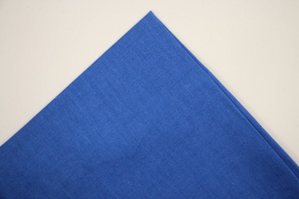 Lap 100% katoen stof - uni donker blauw gekleurd #4781, Blauw, Nieuw, Ophalen of Verzenden, 30 tot 120 cm