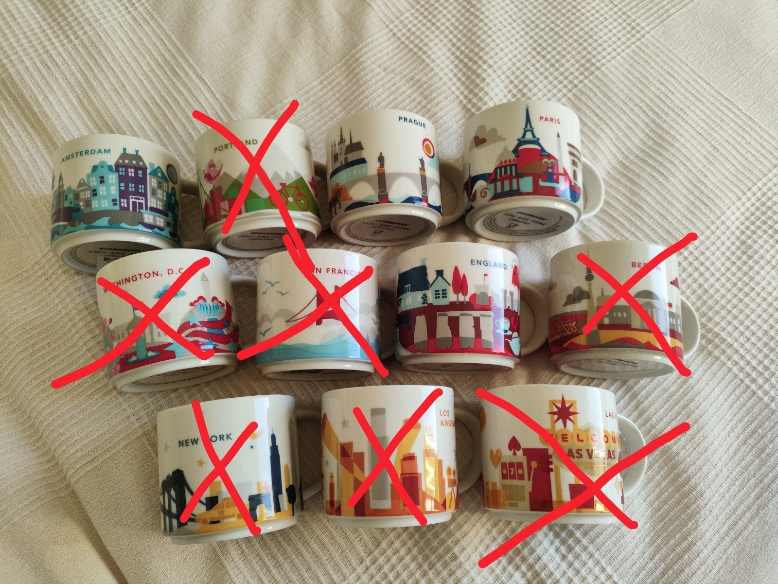 Starbucks 'Your are here' Collection, Ophalen of Verzenden, Overige stijlen, Kop(pen) en/of Schotel(s), Glas