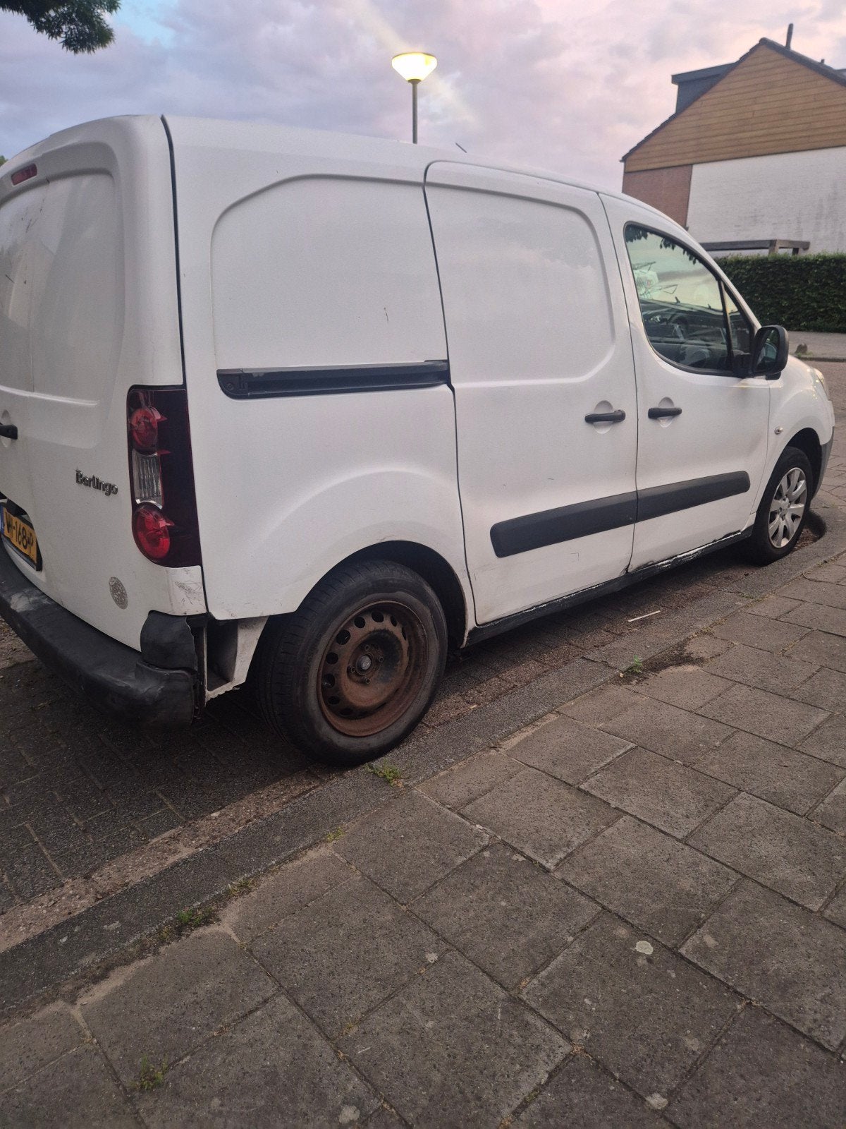 Peugeot Partner 1.6 HDI 55KW 2014, Stof, 74 pk, 4 cilinders, Wit