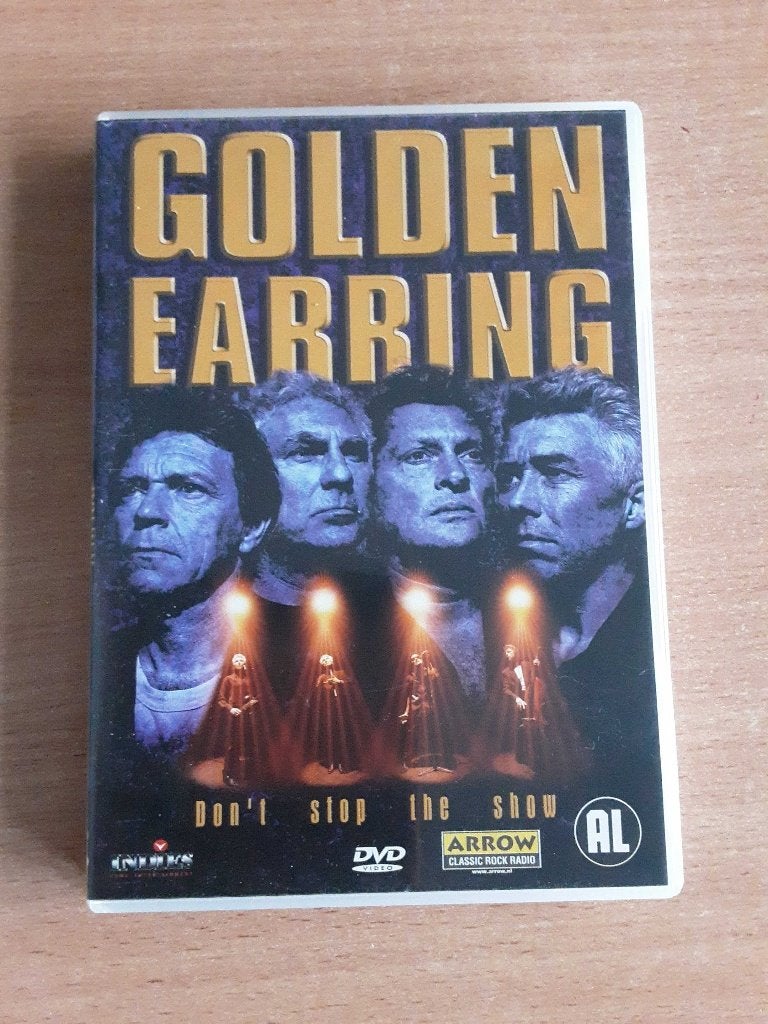 GOLDEN EARRING dont stop the show dvd, Alle leeftijden, Ophalen of Verzenden, Zo goed als nieuw