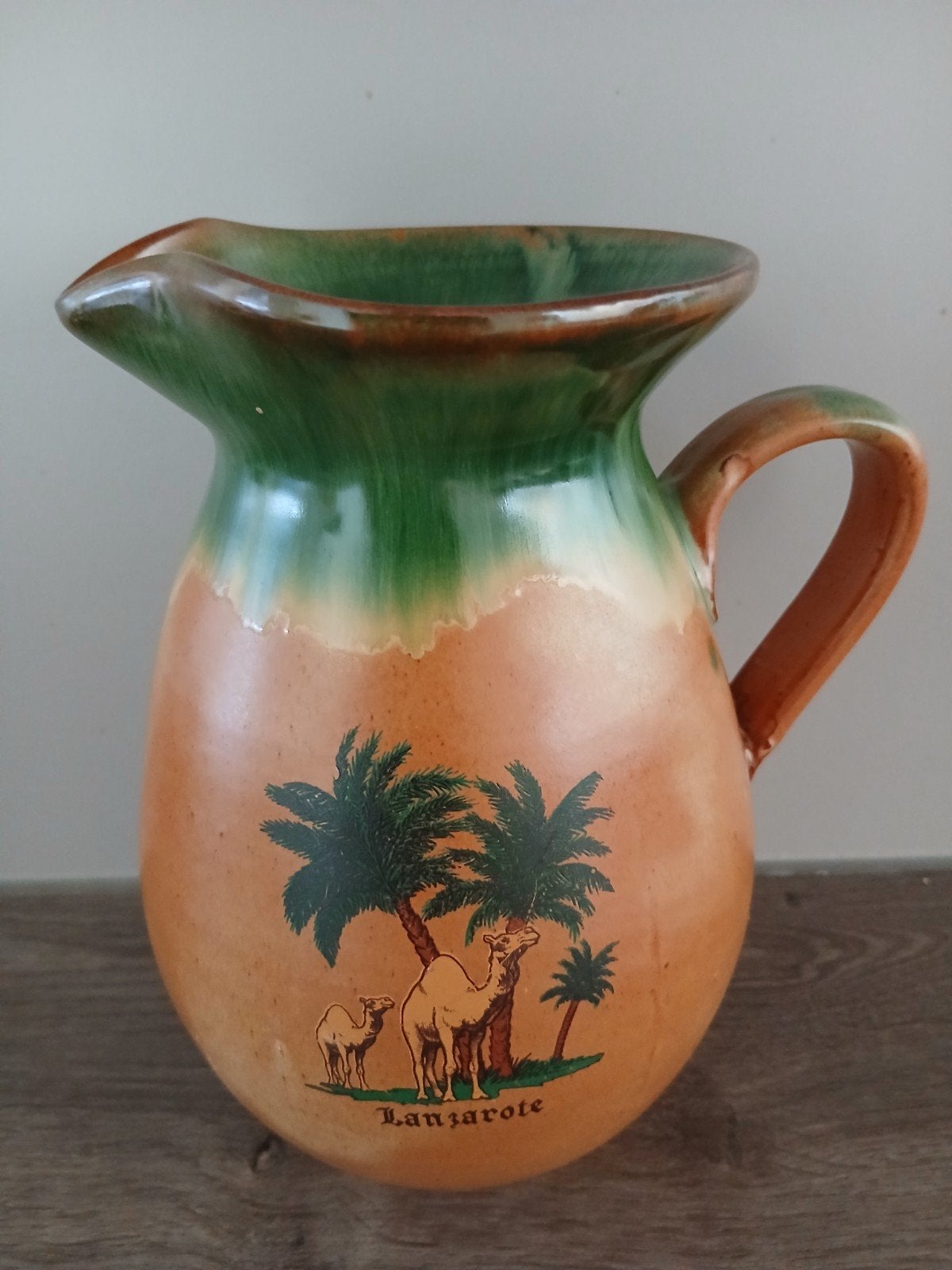 Vintage vaas jaren 70 - Lanzarote, Ophalen of Verzenden