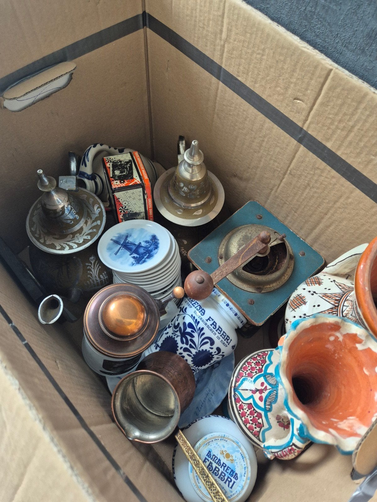 Diverse verzameling antieke en vintage decoratie items, Antiek en Kunst, Ophalen
