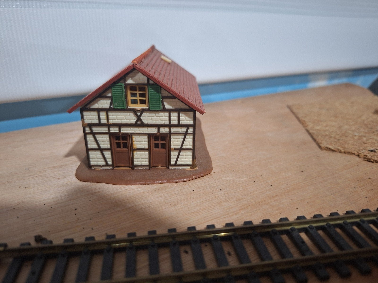 Boerderij huisje voor spoorbaan, Hobby en Vrije tijd, Ophalen of Verzenden