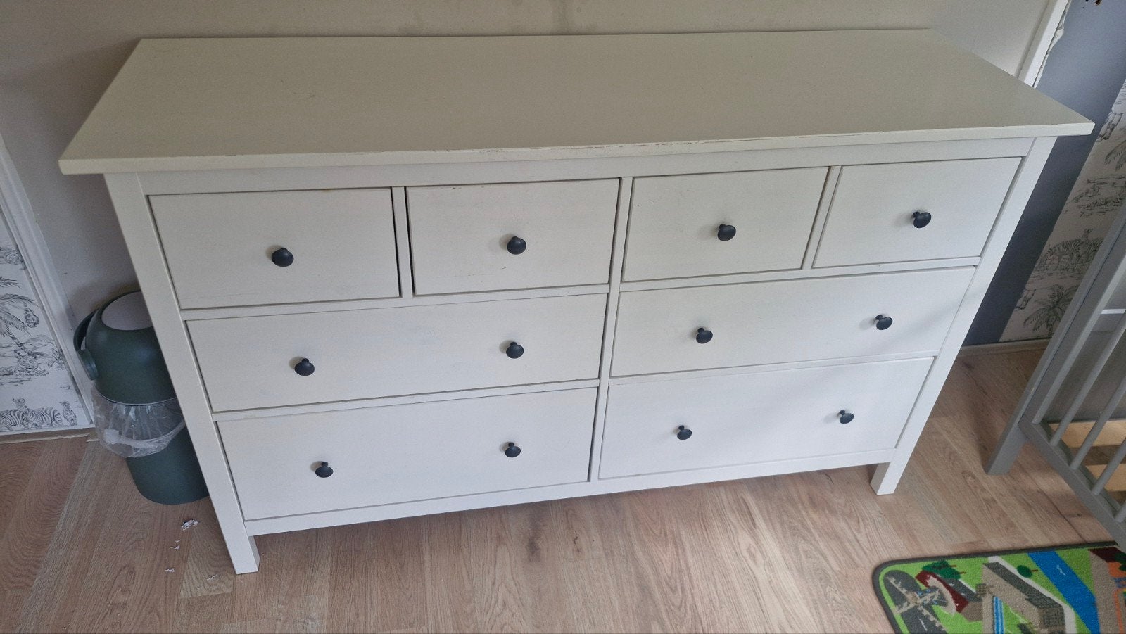 Hemnes ladekast/commode, Ophalen, Gebruikt, 100 tot 150 cm, 5 laden of meer