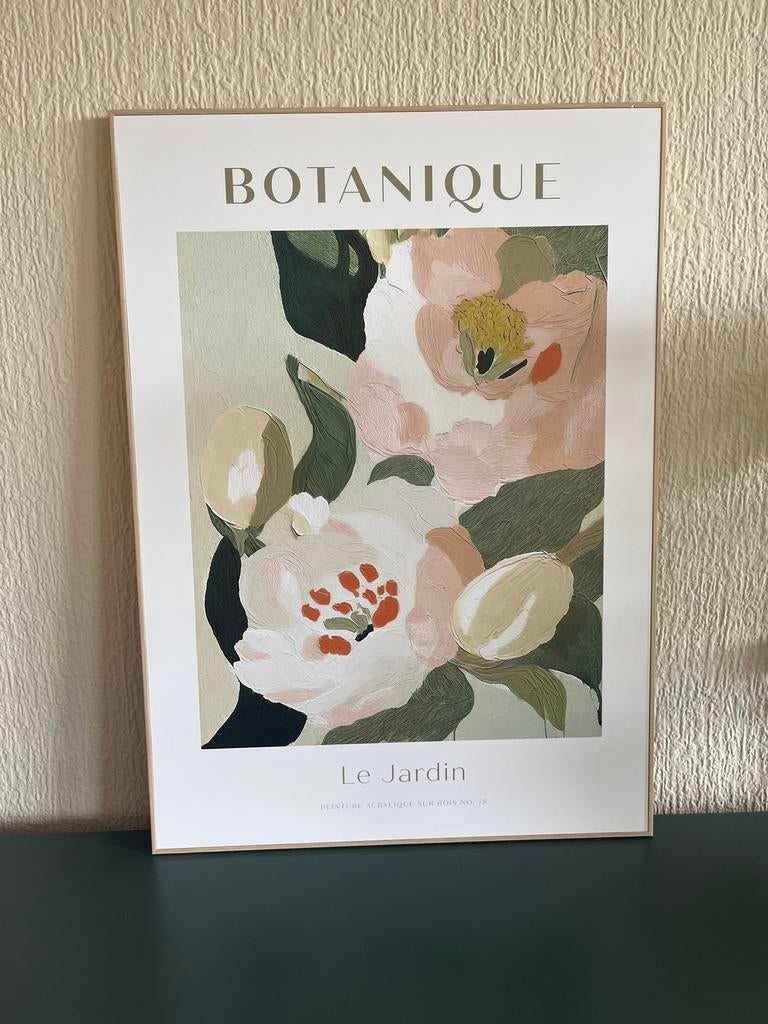 Botanique 'Le Jardin' Poster - 50x70 cm, Ophalen of Verzenden